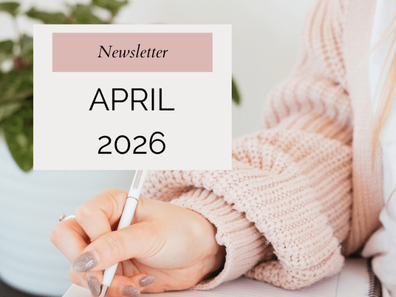 APRIL NEWSLETTER 2026